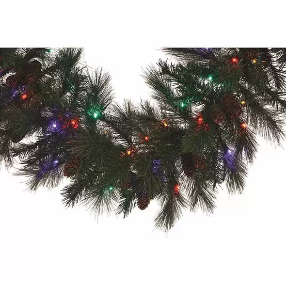 Garland, 5 mm LED 9" x 14" Mixed Noble Series Multi-Colored