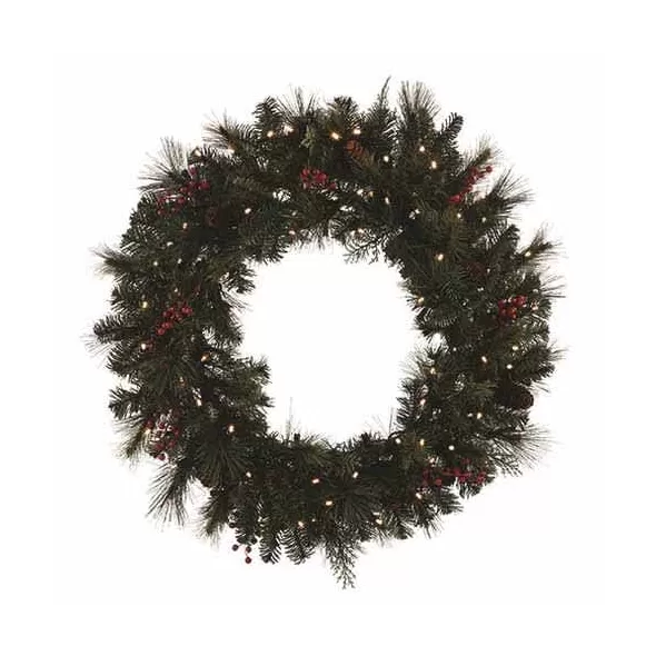 Noel Wreath, Warm White 5 mm LED 36"