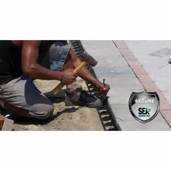 Paver Restraint, 8' X 2-7/8" X 1-7/8" HDPE | ESEPR96-672