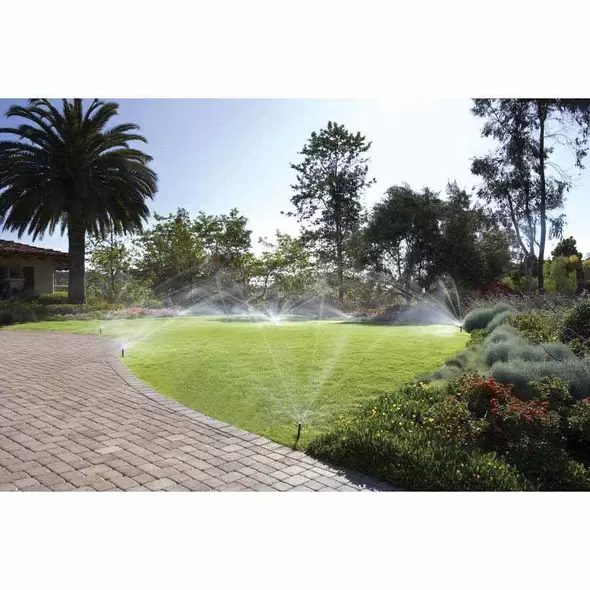 Hunter MP Rotator Nozzle 8' to 15' Full Circle 0.4 in/hr Precipitation Rate Male Threaded Olive | MP1000HT360