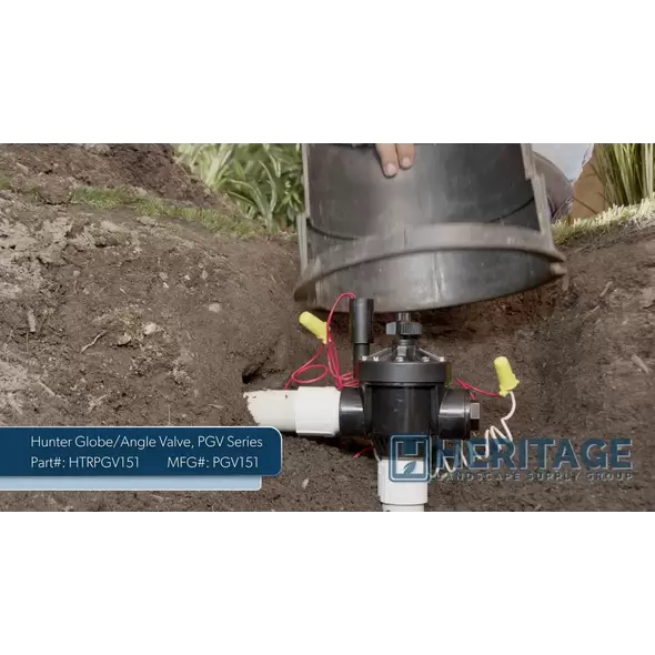 Hunter PGV In-Line / Angle Valve with Flow Control 1-1/2" FPT