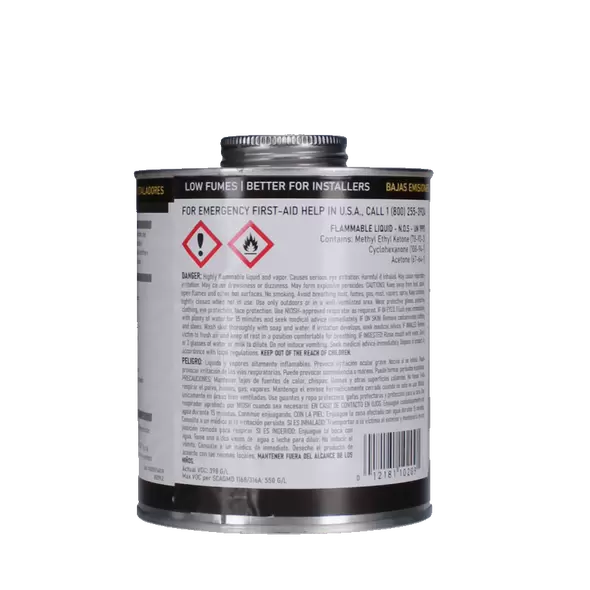 PVC Primer, 1 Qt Metal Can P-68 Series Low Voc |  10209