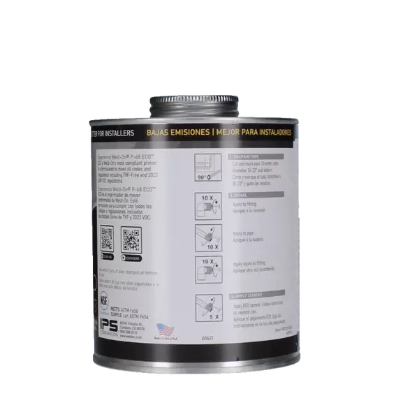 PVC Primer, 1 Qt Metal Can P-68 Series Low Voc |  10209