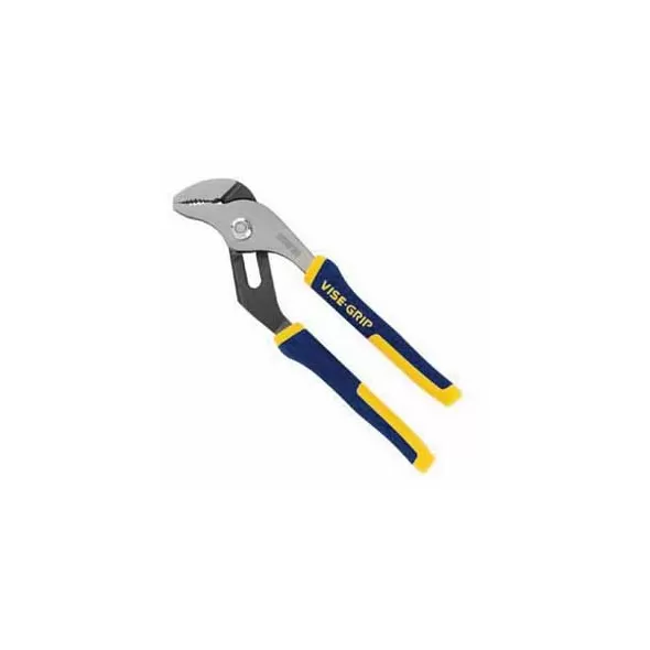 Joint Plier, 12" Blue/Yellow Groove Straight Jaw