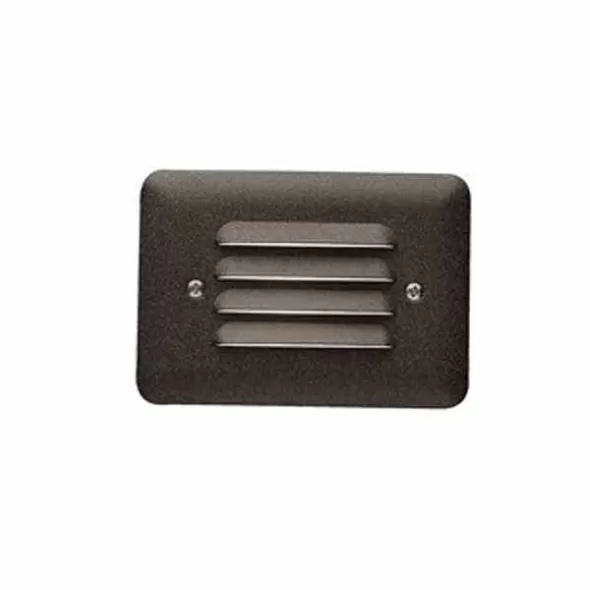 Step Light, 1 W Wedge T5 LED Textured Architectural Bronze Aluminum Louvered Mini