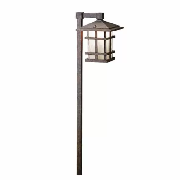 Path Light, 2.3 W Wedge T5 LED Aged Bronze Aluminum 35" Wire
