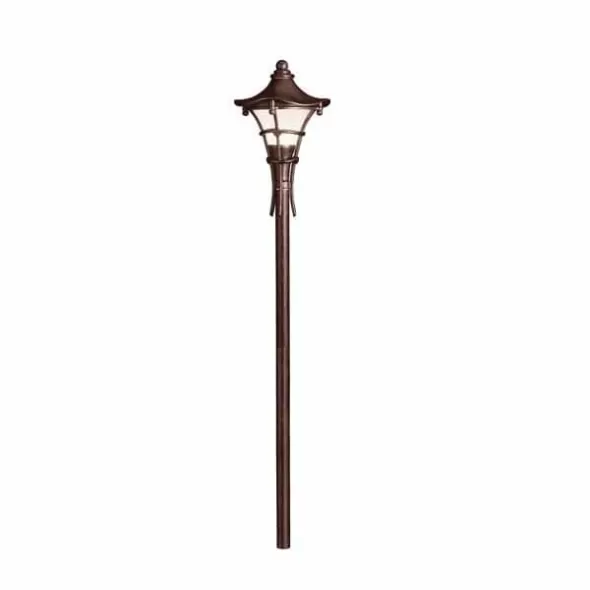 Path Light, 1 W Wedge T5 LED Aged Bronze Aluminum
