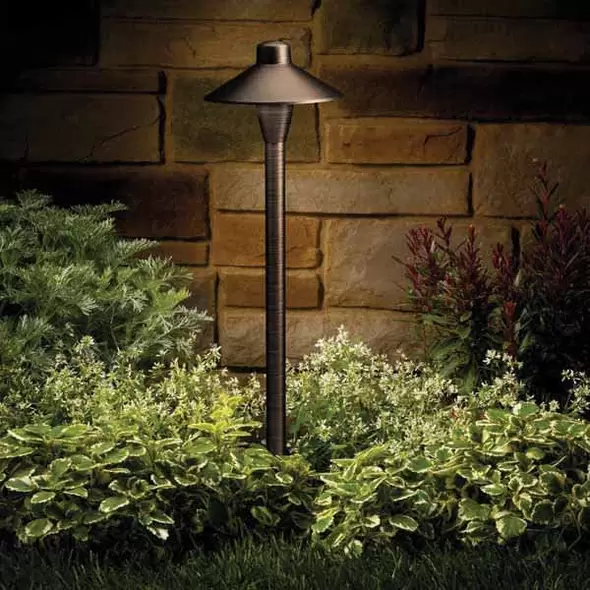Path Light, 1 W Bi-Pin G4 T3 LED/Halogen Centennial Brass