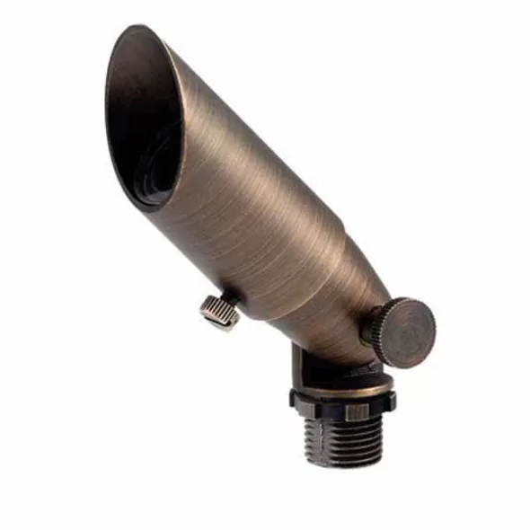 Accent Light, 2 W Bi-Pin MR8 Incandescent Centennial Brass
