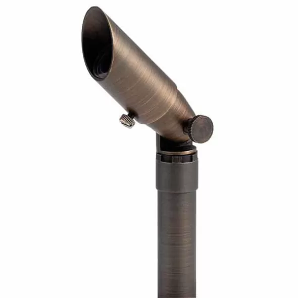 Accent Light, 2 W Bi-Pin MR8 Incandescent Centennial Brass