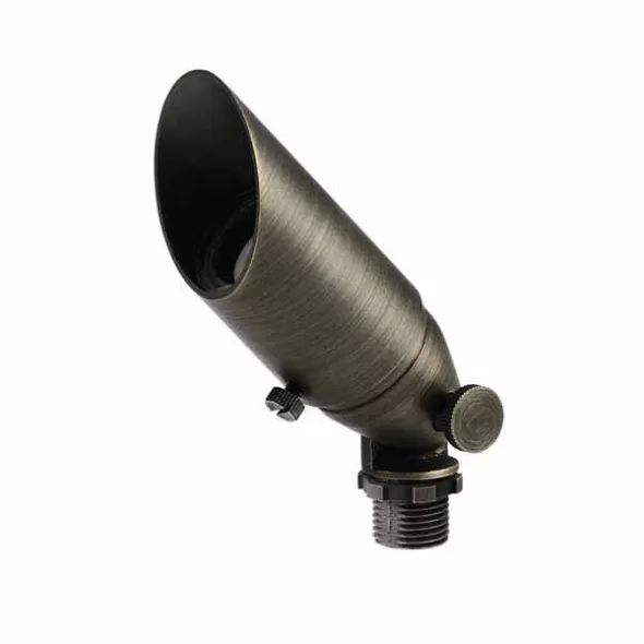 Accent Light, 2.5 W Bi-Pin MR11 Incandescent Centennial Brass Adjustable Cowl