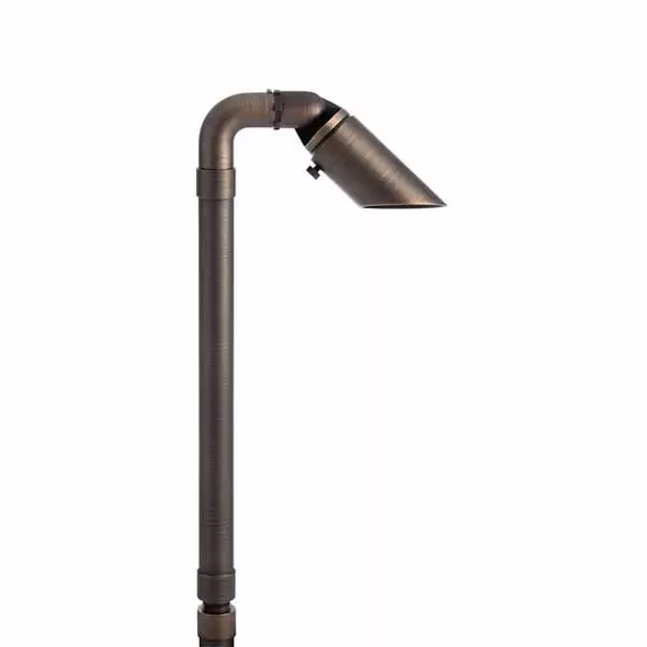 Accent Light, 2.5 W Bi-Pin MR11 Incandescent Centennial Brass Adjustable Cowl