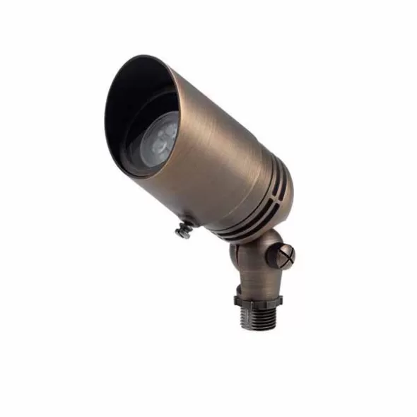 Accent Light, 4 W Bi-Pin MR-16 Incandescent Centennial Brass Fixed Socket Adjustable Cowl