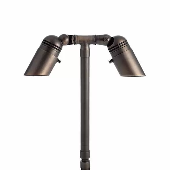 Accent Light, 4 W Bi-Pin MR-16 Incandescent Centennial Brass Fixed Socket Adjustable Cowl