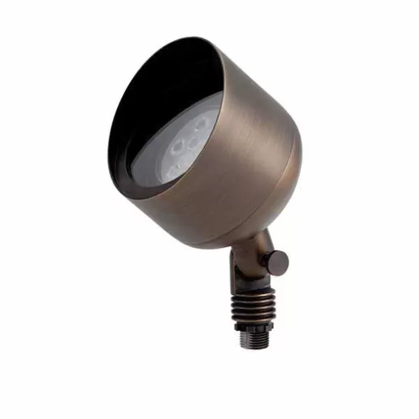 Up Light, 14 W Bi-Pin PAR36 Incandescent Centennial Brass