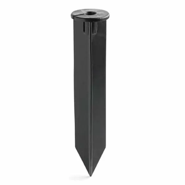 Support Stake, 14" Black ABS For 12 V Landscape Lights In-Ground Non-Corrosive