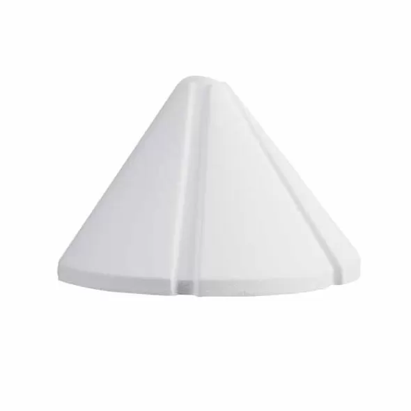 Deck Light, 0.86 W 3000K Integrated LED Textured White Aluminum Mini 43 Lumens