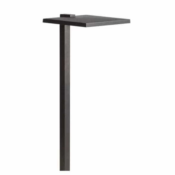 4 W 2700K Integrated LED Textured Black Aluminum Large Path Light | KIC15806BKT27R