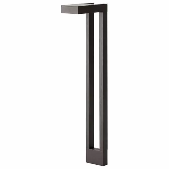 2 W Wedge T5 LED/Incandescent Textured Architectural Bronze Aluminum Two Arm Path Light | KIC15844AZT