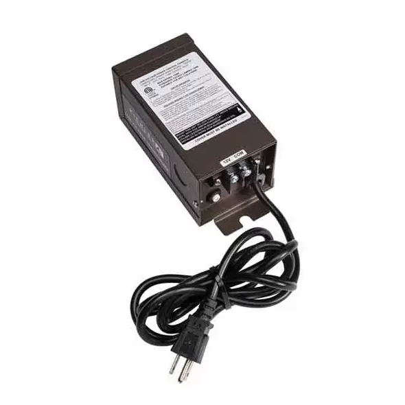 100 W 120 VAC Primary 12 V Secondary Textured Architectural Bronze Manual Series Transformer | KIC15M100AZT