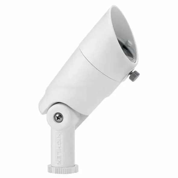5.5 W 2700K Integrated LED Textured White Aluminum Small 35 Degrees Beam Flood Light | KIC16016WHT27