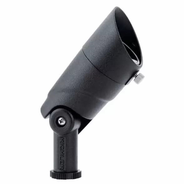 5.5 W 2700K Integrated LED Textured Black Aluminum Small 60 Degrees Wide Beam Flood Light | KIC16017BKT27