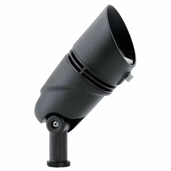 12 W 3000K Integrated LED Textured Black Aluminum 60 Degrees Wide Beam Flood Light | KIC16020BKT30