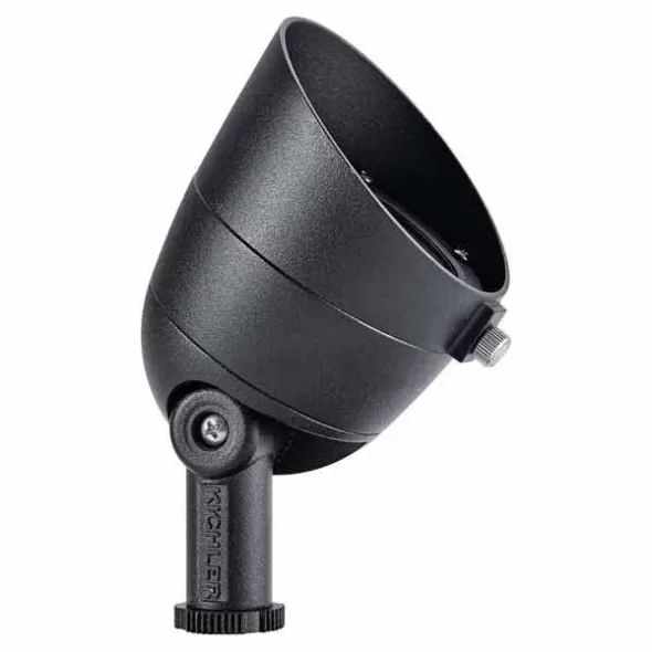 2.5 W 3000K Integrated LED Textured Black Aluminum 60 Degrees Wide Beam Flood Light | KIC16152BKT30