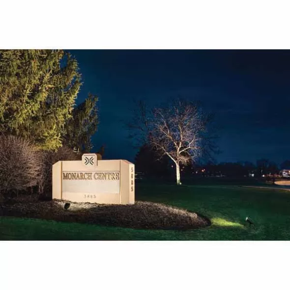 23 W 3000K Integrated LED Textured Architectural Bronze Aluminum C-Series Small Flood Light | KIC16222AZT30
