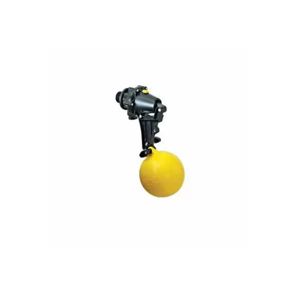 Float Valve, 3/4"BSP/NPT Glass-Filled Nylon 5 - 150 psi with Long Tail Topaz
