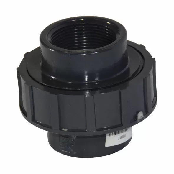 Sch. 40 Gray PVC Union 1-1/2" x 3-3/4" FPT | U-1500-T