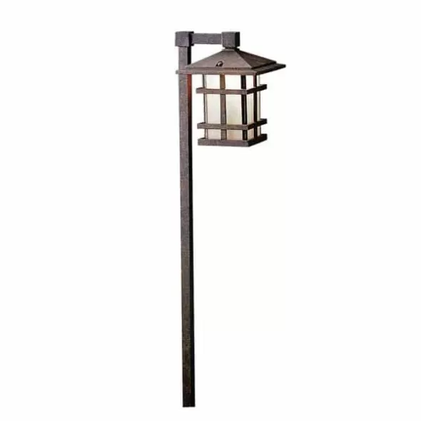Path Light, 25 W Medium A19 Incandescent Aged Bronze Aluminum