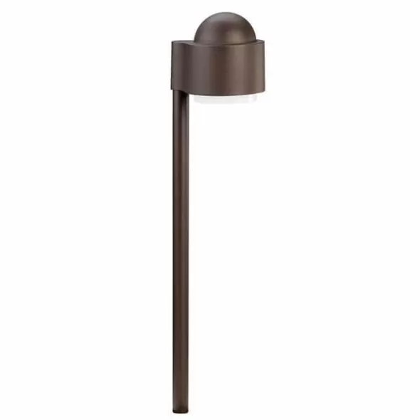 Path Light, 1.5 W Wedge S8 3156K LED Textured Architectural Bronze Aluminum 4" x 21"