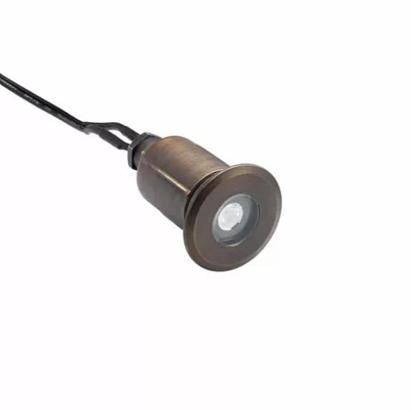 Basic Trim, 2" x 3" Centennial Brass For 12 V 2 W MR8 In-Ground Landscape Lights In-Ground Recessed