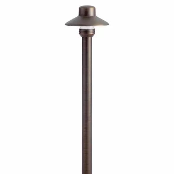 Path Light, 2.3 W Bi-Pin G4 T3 LED/Halogen Centennial Brass 4.25" x 4.25" x 17.25"