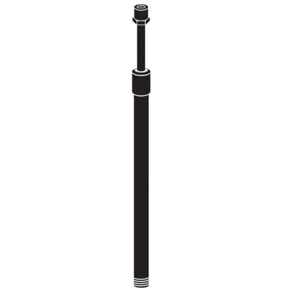 Stem, Textured Bronze Aluminum For In-Ground Support Stakes in 12 V Accent Light Adjustable Height