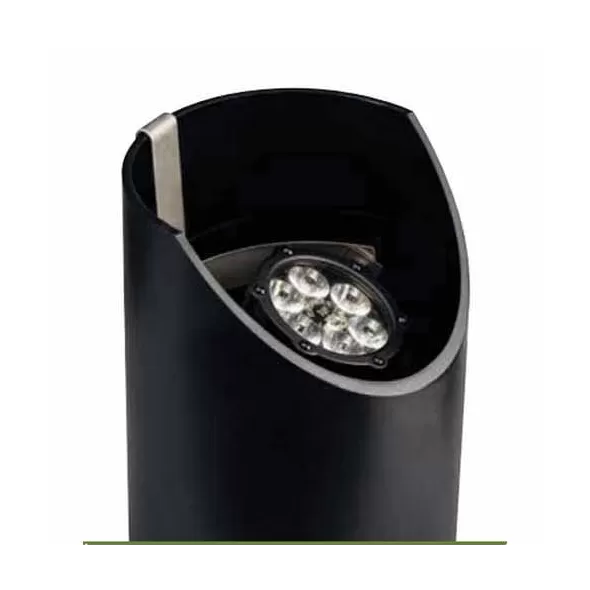 Well Light, 8.5 W 3000K LED Textured Black Cast Aluminum In-Ground