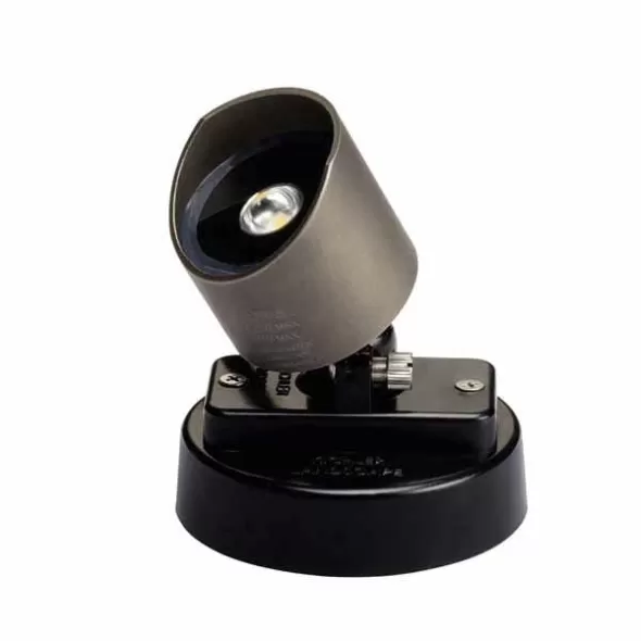 Weighted Base, Black Plastic For LED Underwater Accent Landscape Light Single Fixture