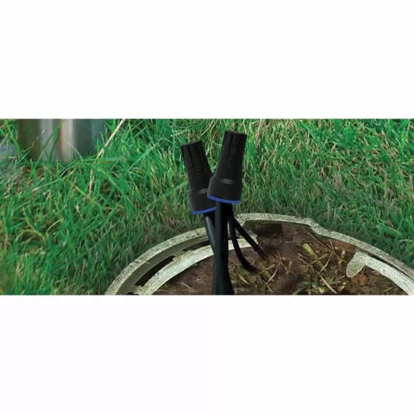 600 V 14-6 AWG Copper/Copper Black/Blue 50/Canister Waterproof Irrigation Wire Connector | KNG61350