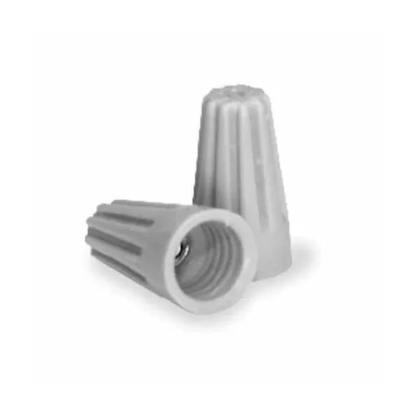 300 V 22-14 AWG Copper/Copper Gray 100 Pieces/Box Push-In Wire Nut Connector | KNG67015