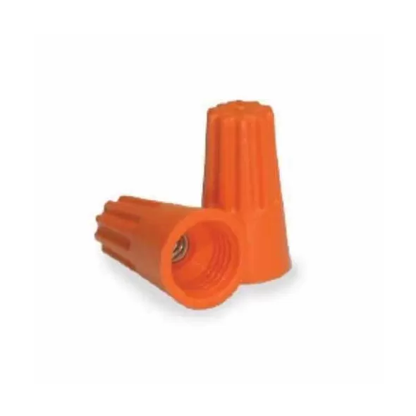 300 V 22-14 AWG Copper/Copper Orange 100 Pieces/Box Push-In Wire Nut Connector | KNG67035