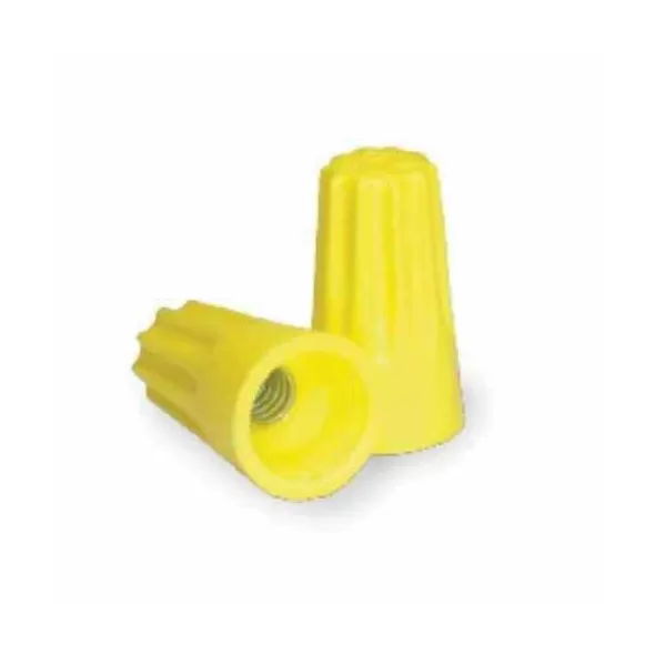 300 V 22-10 AWG Copper/Copper Yellow 100 Pieces/Box Push-In Wire Nut Connector | KNG67045
