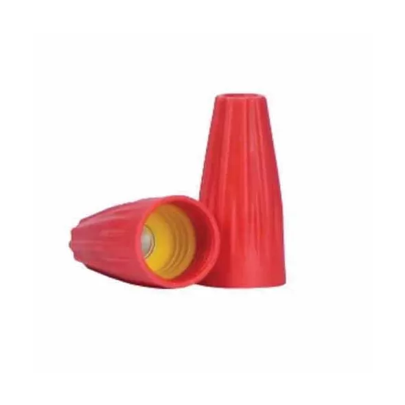 600 V (2) 18-8 AWG Copper/Copper Red/Yellow 100 Pieces/Box Cushion Grip Wire Connector | KNG68210