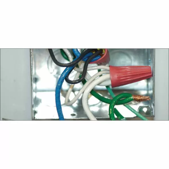 600 V (2) 18-8 AWG Copper/Copper Red/Yellow 100 Pieces/Box Cushion Grip Wire Connector | KNG68210