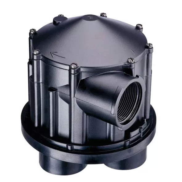 1-1/2" NPT x Slip Die-Cast Metal 25 - 150 psi 6000 Series 6-Outlet 6 Zone Indexing Valve | KRM6606