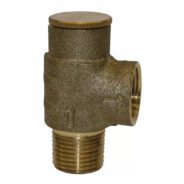1/2" NPT Lead-Free Brass 75 psi PRVNL Series Adjustable Pressure Relief Valve | MRLPRV50