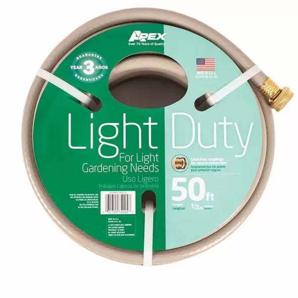 5/8" 50' ABS Plastic Light-Duty Garden Hose | MTLHOSE58X50