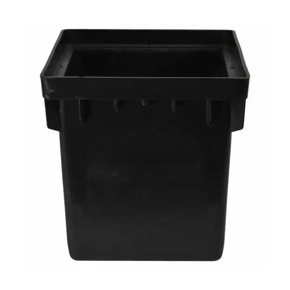 NDS Catch Basin, 12" X 12" Square 2-Outlet Black | 1200