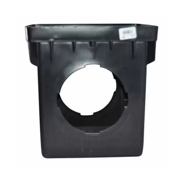 NDS Catch Basin, 12" X 12" Square 2-Outlet Black | 1200