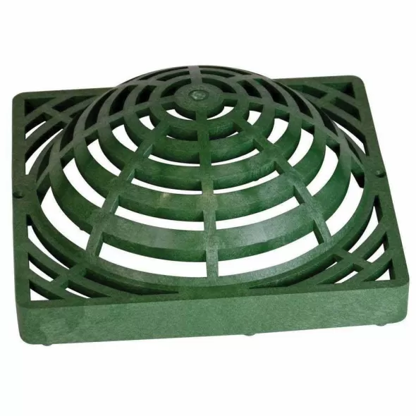 12" Round Green Catch Basin Drain Atrium Grate | NDS1280